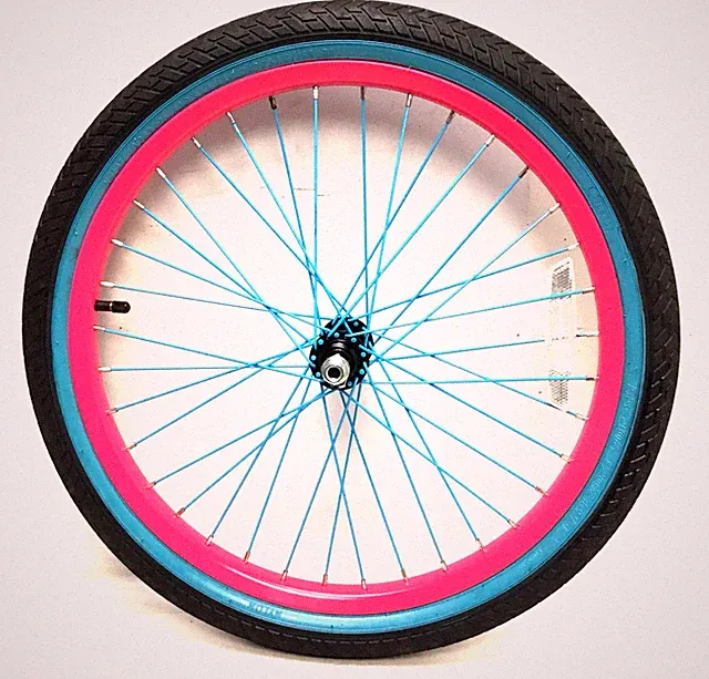 20" Bicycle Front Pink Wheel with 1.95” Tire Kids BMX Bike #N2