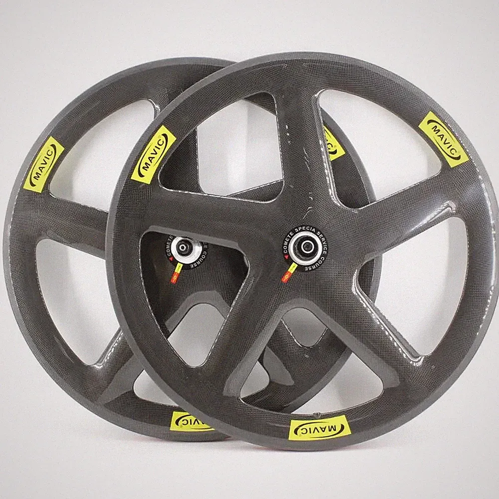 700C Road Track Fixed Gear Bike Full Carbon 5Spoke Bicycle Wheelset Clincher Rim
