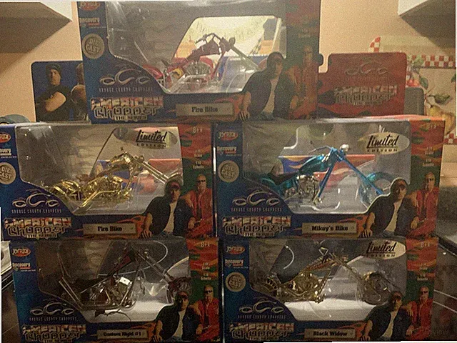 American Chopper Bikes Set Of 5
