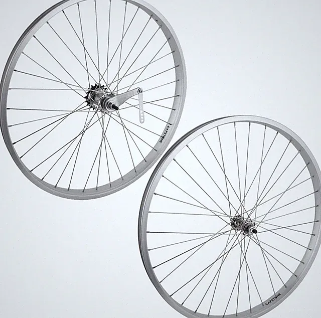 Beach Cruiser bike 26"x 32mm Bicycle Aluminum Wheelset Pair Double Wallled