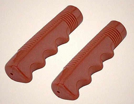 Bicycle Handlebar Grips Brown Retro-Style BMX Cruiser Chopper Kids Bike 163466