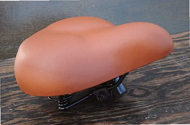 Brown Cruiser Bicycle SADDLE Budg Vintage Schwinn Beach Bike Townie Comfort Seat