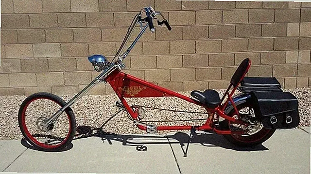 Custom chopper 3-speed bicycle