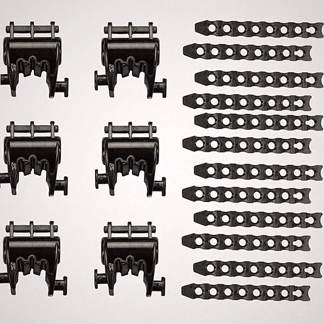 Hitch Mount Bike Rack Replacement Straps - 12 Pcs