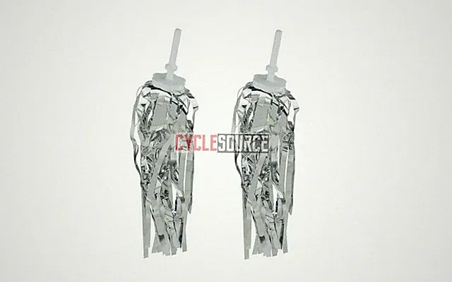 Lowrider Bicycle PVC Streamers Grips Chrome Chopper Beach Cruiser Bike