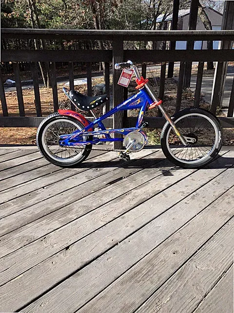 Schwinn CHOPPER JR.Bicycle Blue,Red ,Chrome