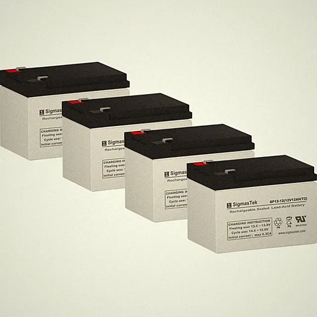 SP12-12 (T2) Rechargeable Battery Set of 4 for G-Bike Chopper Electric Scooter