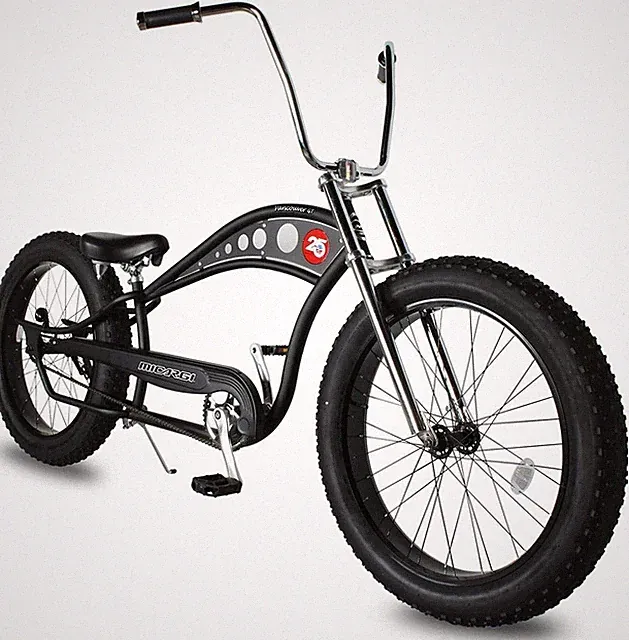 Vancouver GT Single Speed beach cruiser bike Chopper style Hi Rise STRETCH FAT