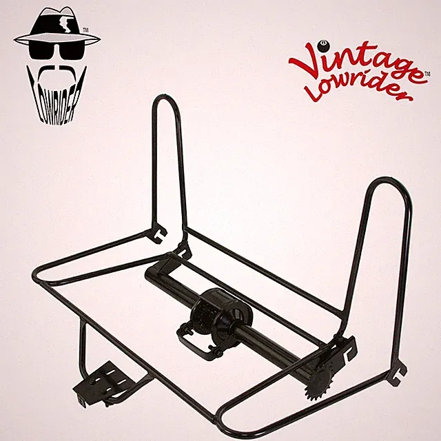 Vintage Lowrider 26" Tricycle Trike Conversion Kit Black 3 Wheels Bike.